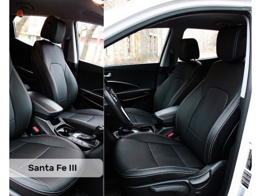 Каркасные авточехлы на Hyundai Santa Fe 3 Каркасные авточехлы на Hyundai Santa Fe 3