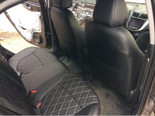 Каркасные авточехлы на Hyundai Solaris Каркасные авточехлы на Hyundai Solaris